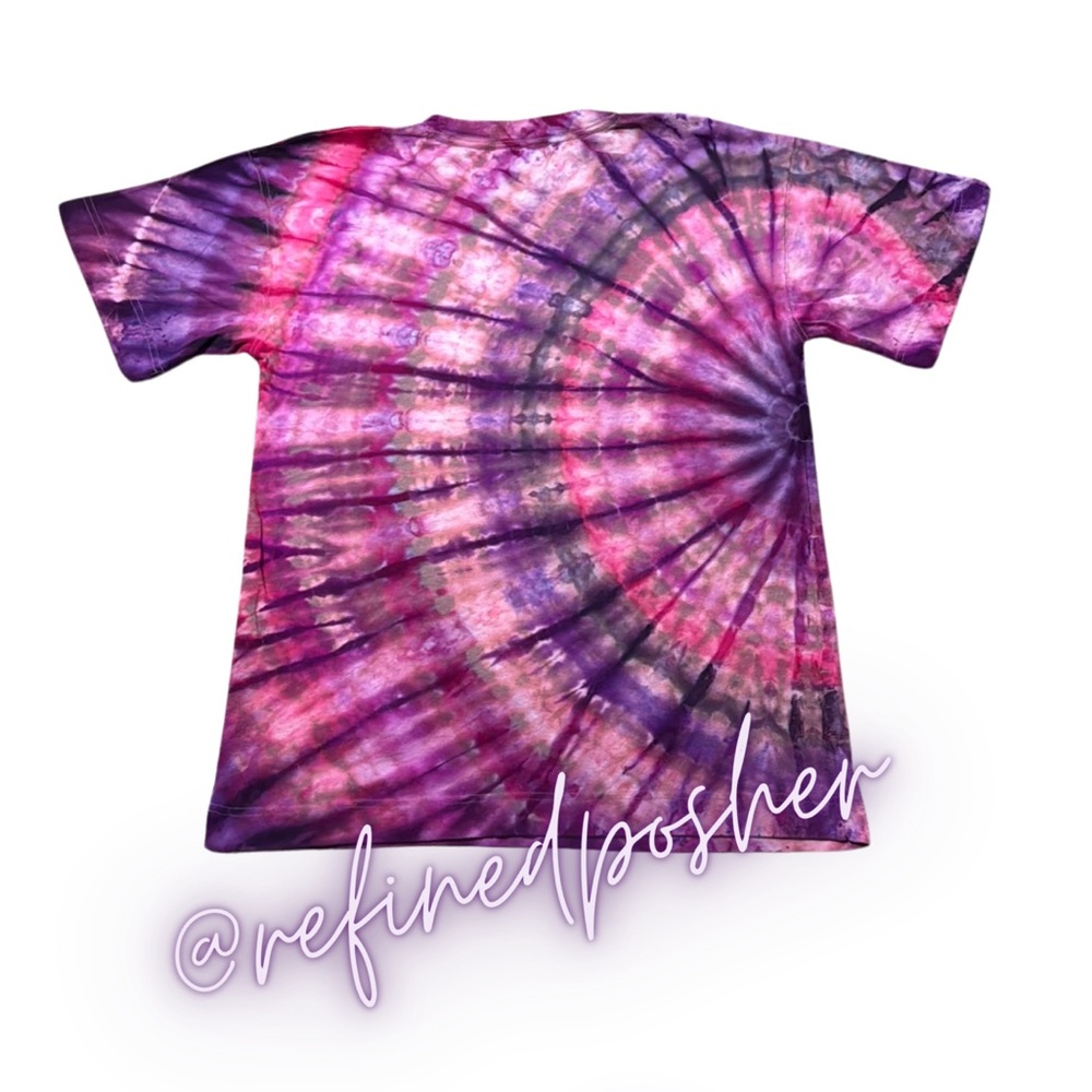 Free People Beach Essential Extreme Tee Mini size XS NEW Rosewood Tie Dye - Picture 5 of 7